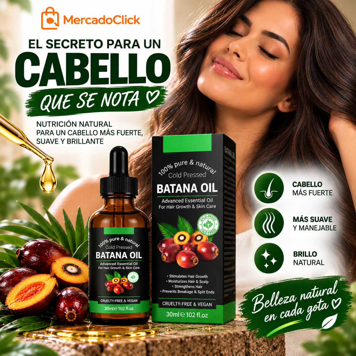 Aceite de Batana – Nutrición Intensa para el Cabello