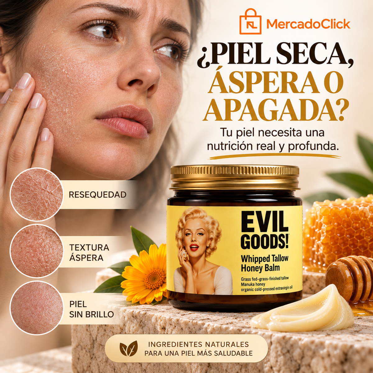 Evil Goods – Bálsamo Glow Nutritivo para la Piel