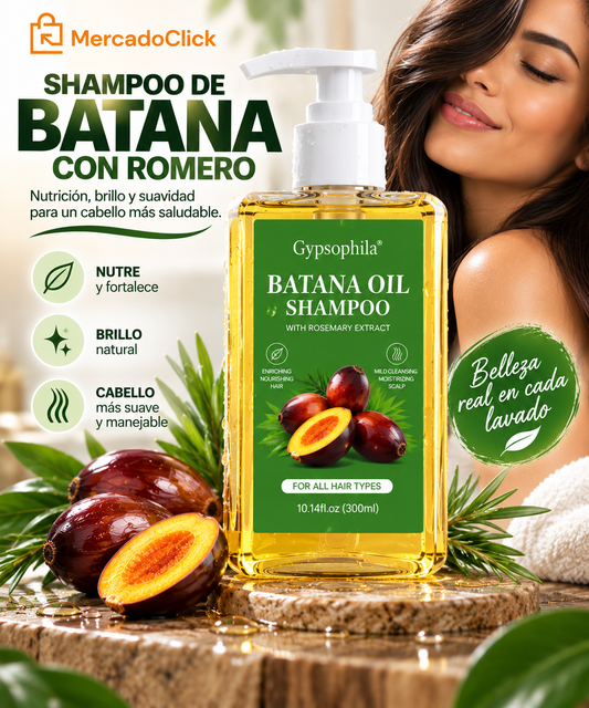 Shampoo de Batana con Romero | Cabello Suave, Fuerte y Brillante