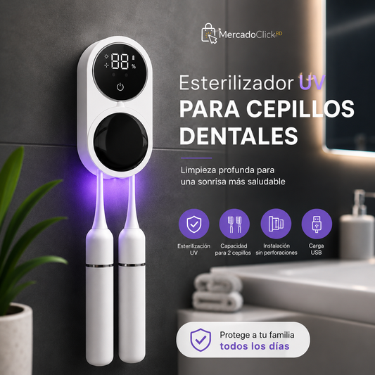 Esterilizador UV Inteligente para Cepillos Dentales