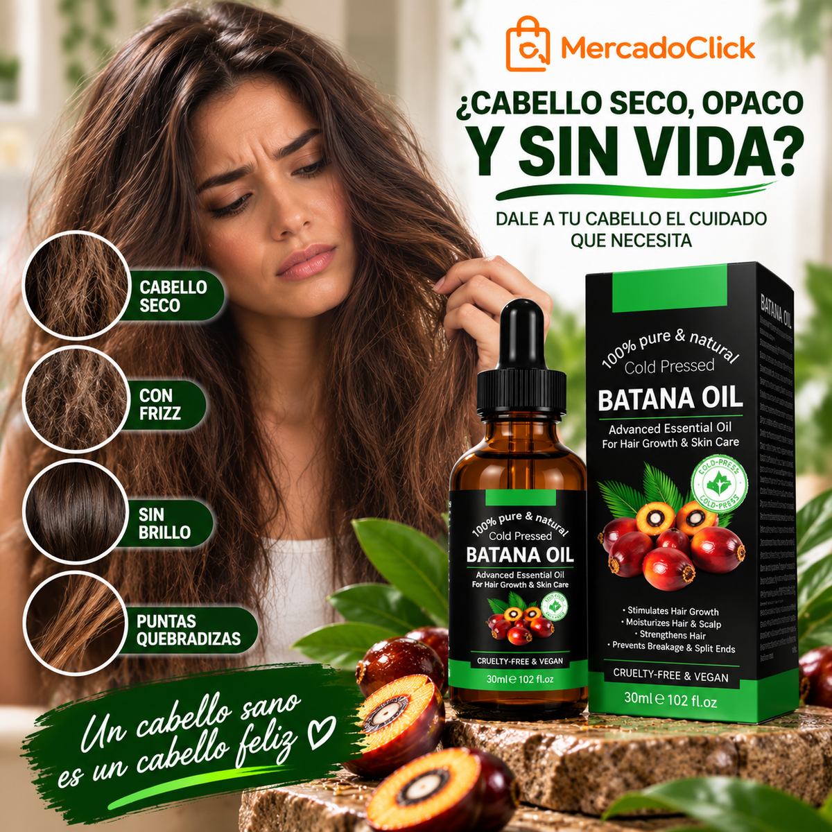 Aceite de Batana – Nutrición Intensa para el Cabello