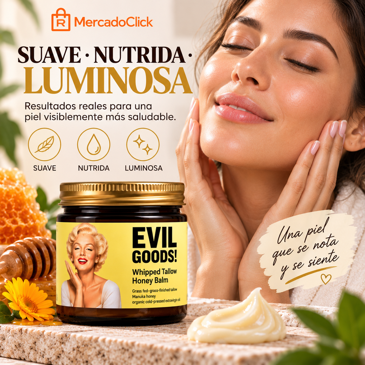 Evil Goods – Bálsamo Glow Nutritivo para la Piel