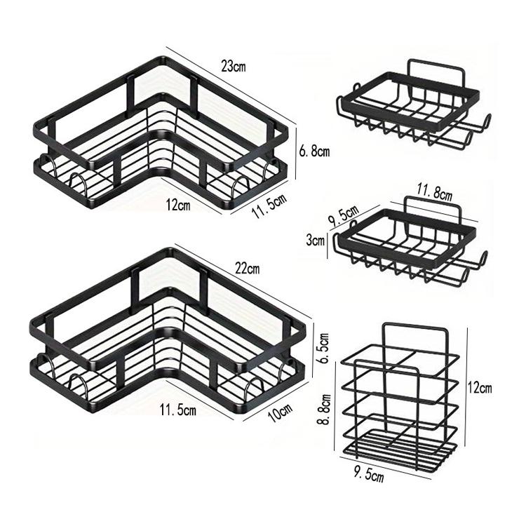 Organizador Esquinero de Baño 5 en 1